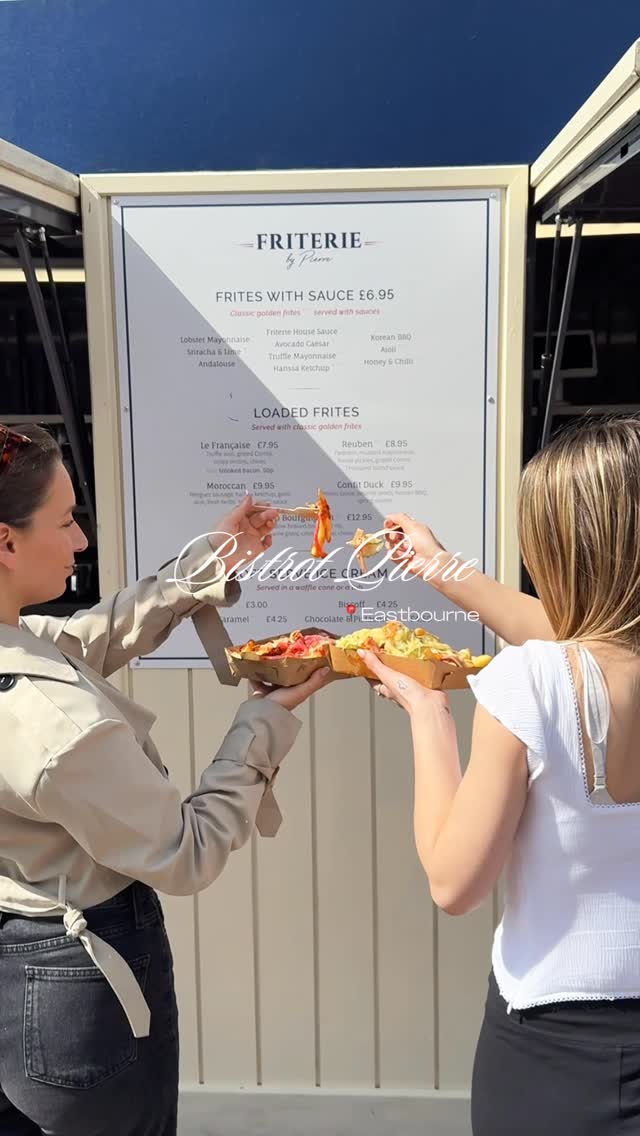 Loaded fries at Bistrot Pierre, social content for restaurants